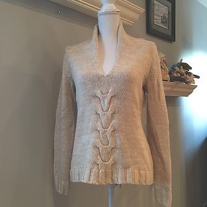 Banana republic knit v neck sweater size Med